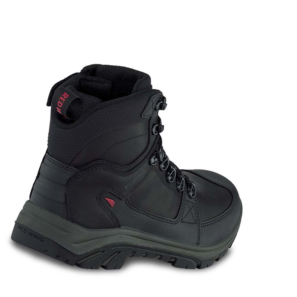 Red Wing Tradesman 6-inch Side-Zip, Waterproof, CSA Men's Safety Boots Black | ZA 313SGL